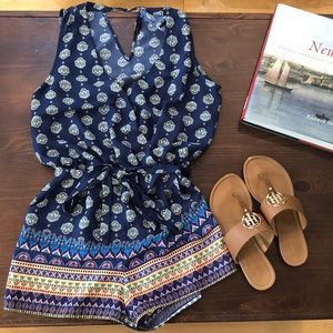 Francesca's Chinched Romper